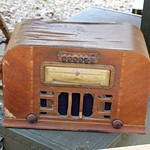 Radio, World War II Weekend, Dade Battlefield State Park Vintage radio of the era.