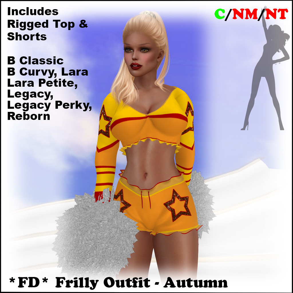 Fancy Dancer Frilly Outfit in Autumn