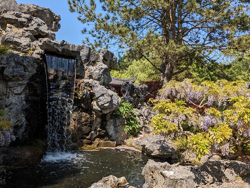 Waterfall, Chinese Water Garden, Groningen, Netherlands