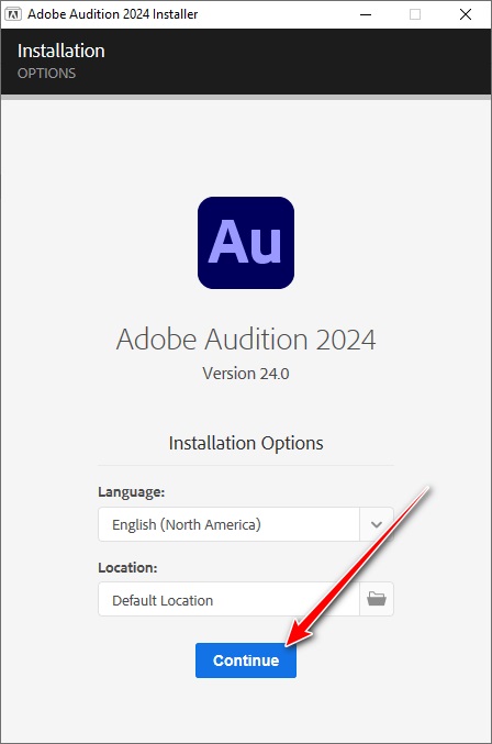Install Adobe Audition 2024 v24.0 full license