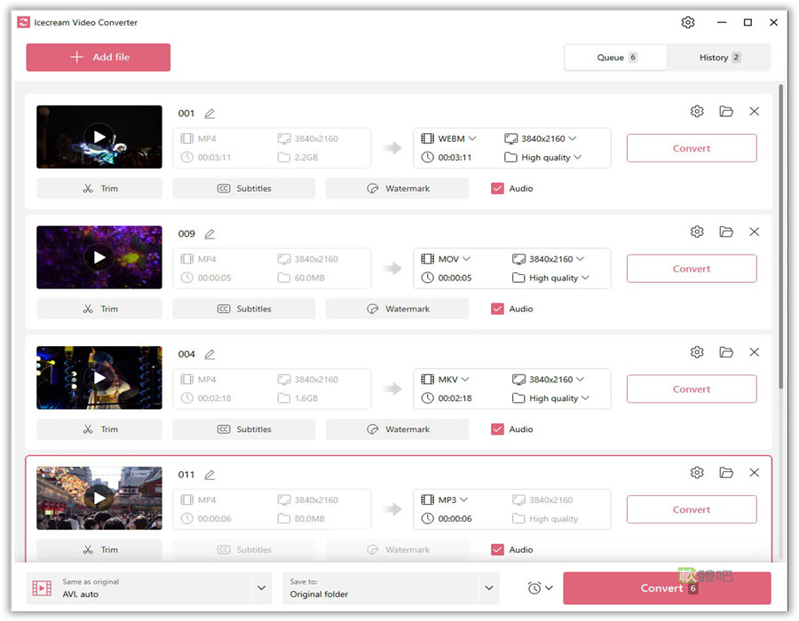 Icecream Video Converter 1.41 多國語言免安裝