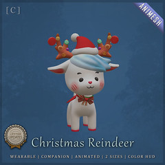 [C] Animesh Companion - Christmas Reindeer