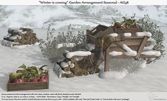 .:Tm:.Ceation "Winter is coming" Garden Arrangement Seasonal - AG38