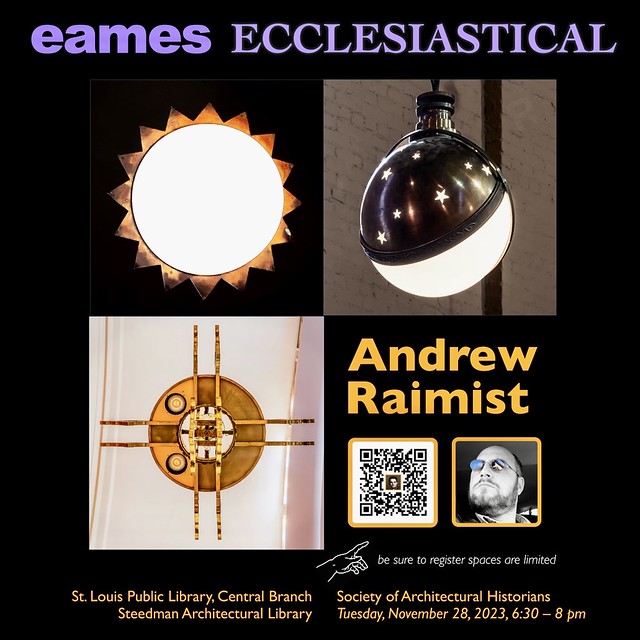 Slide talk on Eames Ecclesiastical work of the 1930s