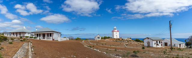 Cape Borda Lightstation & light keepers cottages. Kangaroo Island. Built in 1858