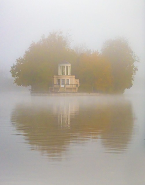 Temple Island in the mist