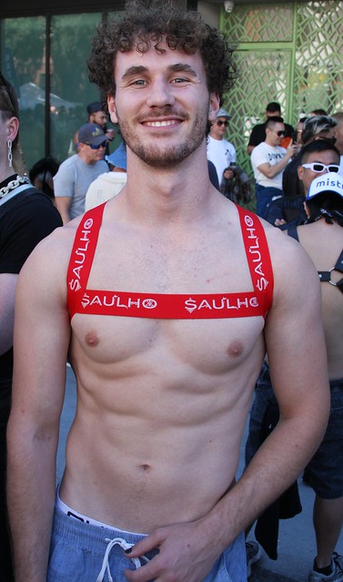 STUNNINGLY HANDSOME YOUNG MUSCLE STUD ! ~ photographed by ADDA DADA ! ~  FOLSOM STREET FAIR  2023 ! ~