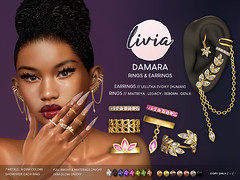 LIVIA // Damara Rings & Earrings