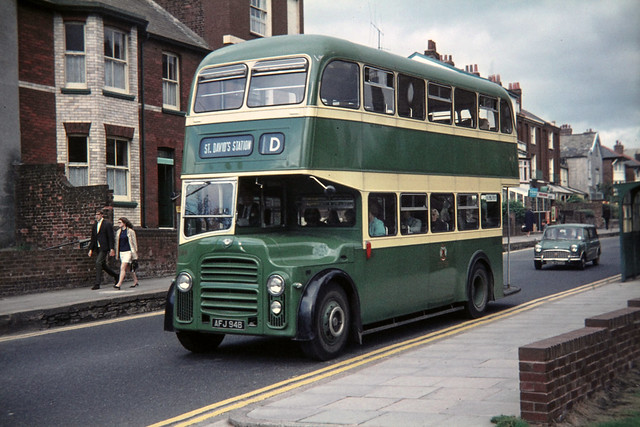 Exeter City Transport ( Devon General Omnibus Co . )  294 AFJ94B . Bonhay Road , Devon . April-1970.