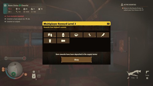 State of Decay 2 - Co-Op Session rewards