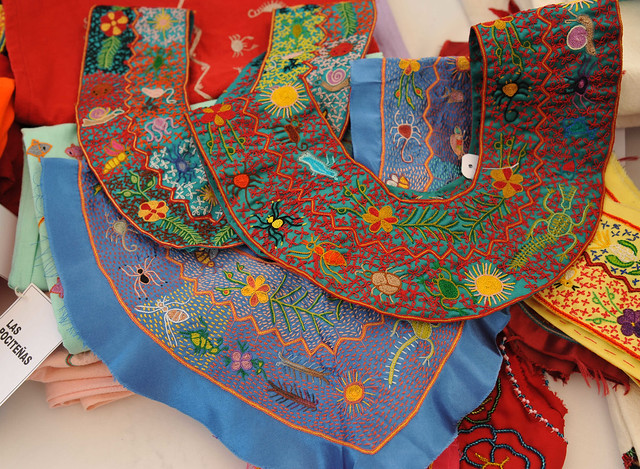 Oaxaca Mexico Embroidery Bordados Afro-Mixtec needlework textiles