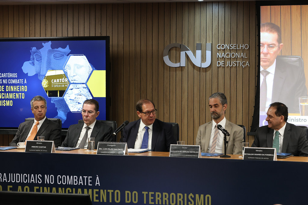 Brasília, 07/11/2023 - Abertura do Seminário Atuação dos Cartórios no Combate à Lavagem de Dinheiro e ao Financiamento ao Terrorismo