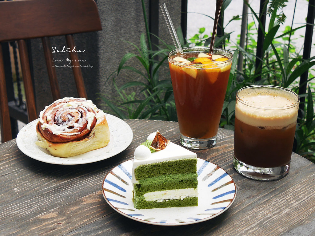 台北大安森林公園附近咖啡廳belly daily台北庭園咖啡甜點下午茶肉桂捲 (7)