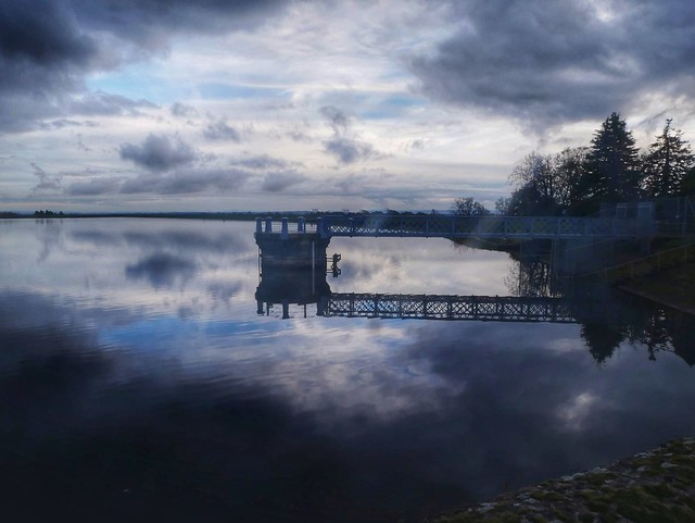Reflections on Craigmaddie Reservoir. Milngavie ,Scotland
