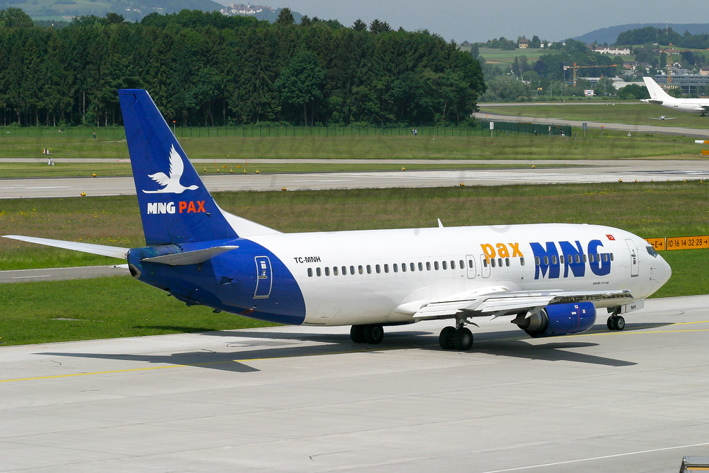 TC-MNH, Boeing 737-448 of MNG Airlines.
