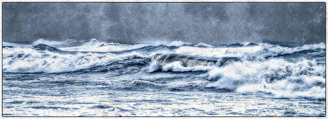 Storm Babet - Seahouses - Northumberland