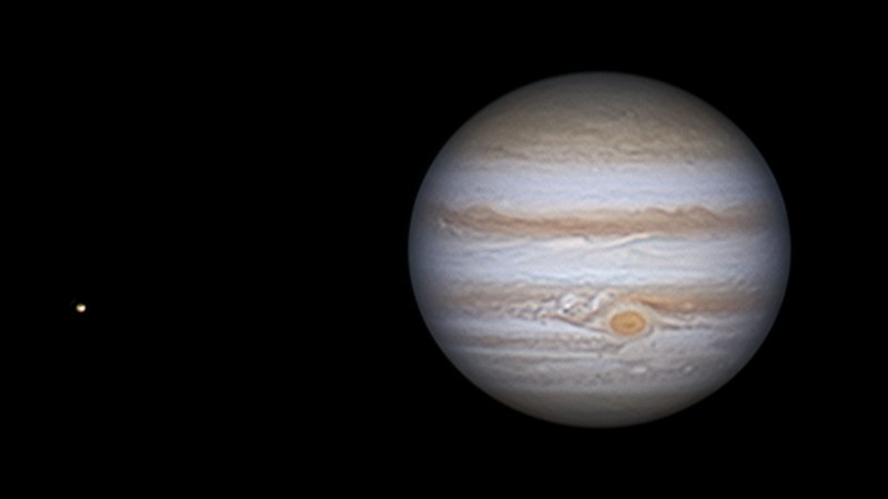 木星とイオ (2023-11-01 21:53) (A+K40%)