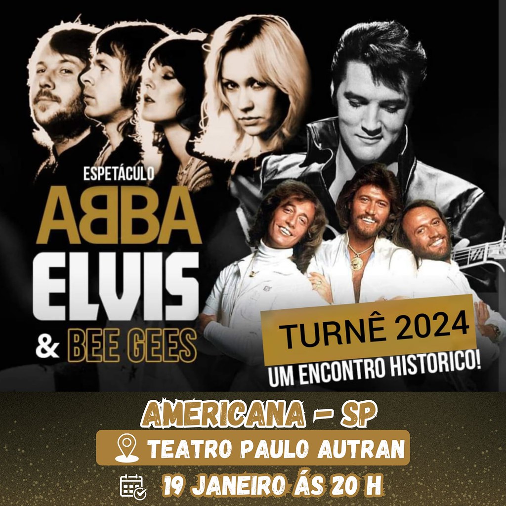 TRIBUTO A ABBA, BEE GEES E ELVIS