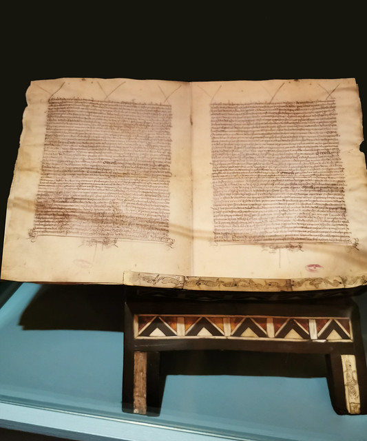 Testamento Reina Isabel La Católica 1504 facsímil original museo Casa Colon Las Palmas de Gran Canaria
