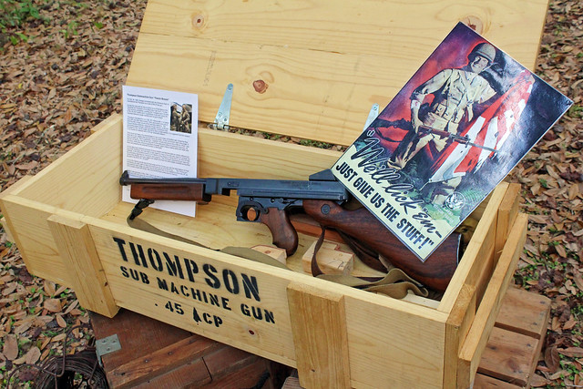 Thompson Submachine Gun, World War II Weekend, Dade Battlefield Historic State Park