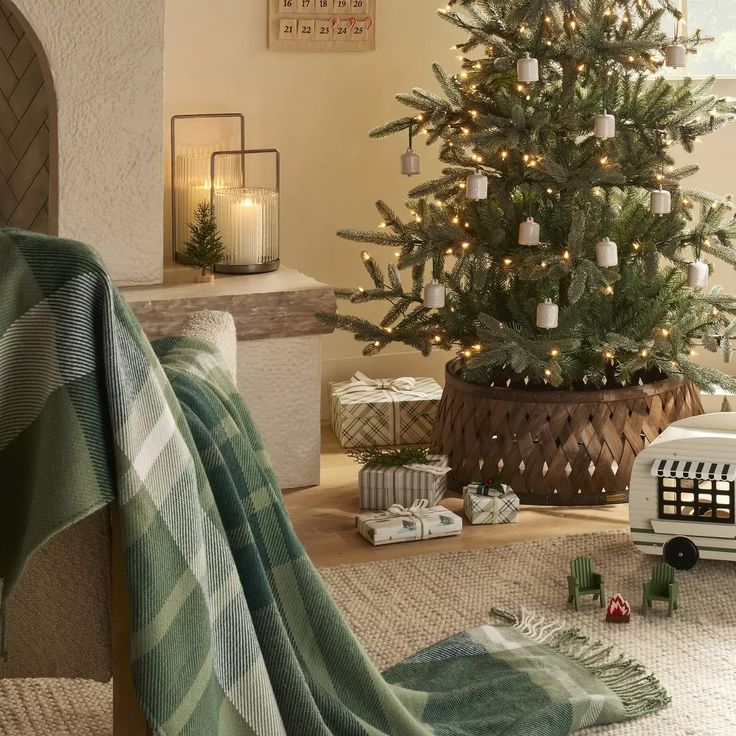 Cozy Organic Christmas Living Room Decor | Target Holiday Collection 2023