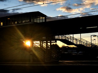 York Station - Platform 10 Sunset