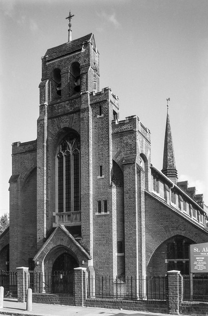 St Aldhelm's Church, Silver St, Windmill Rd, Edmonton, Enfield, 1993, 93-10l-16