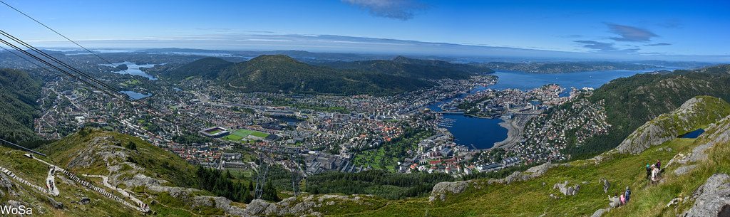 ... Bergen, view from Ulriken ...
