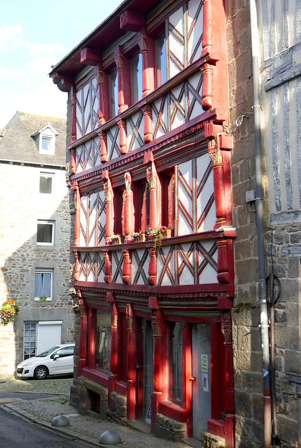 Maison à colombages, Saint Brieuc, Côtes d'Armor, Bretagne.