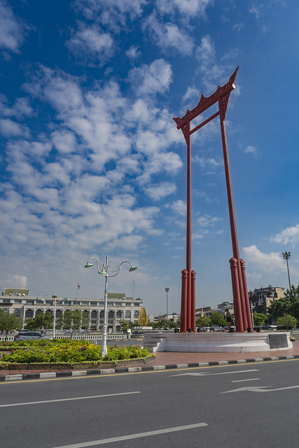 The Giant Swing near city hall in Bangkok, Thailand