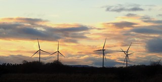Quintet of Wind Turbines - Druridge Ponds