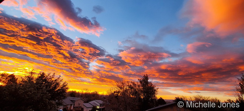 A stunner of a sunset in Thornton. (Michelle Jones)