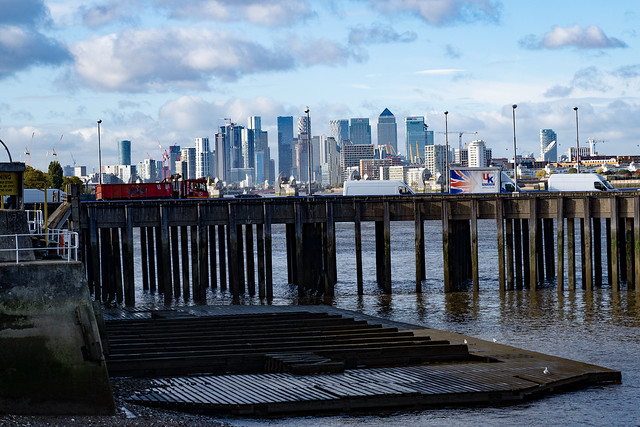 Canary Wharf from Woolwich
