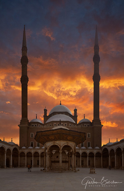 Mohamed Ali's Mosque, Citadel from Salah Eddine EI Ayyoubi (Saladin), Cairo, Egypt.