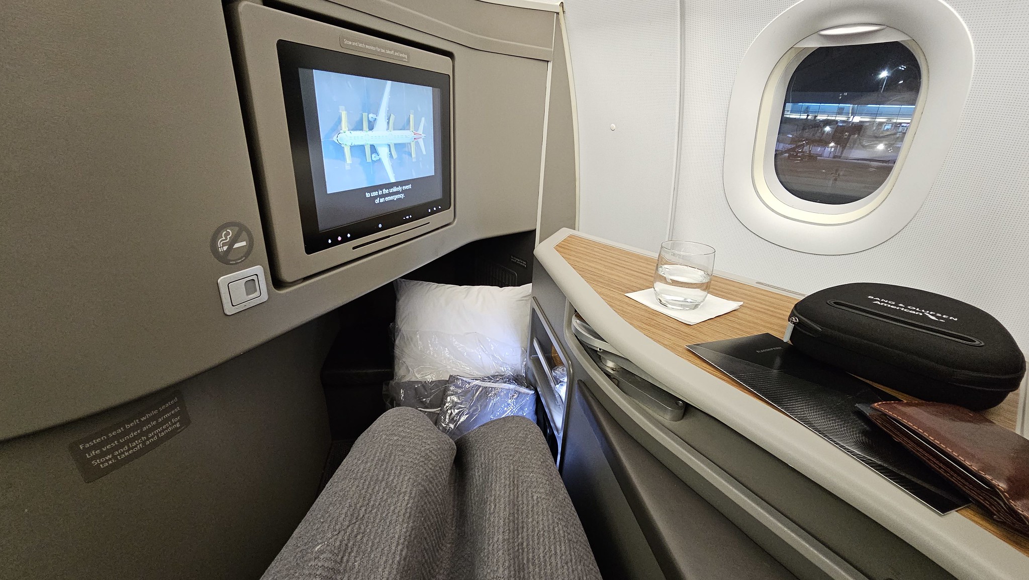 First Class on AA's A321T to Los Angeles