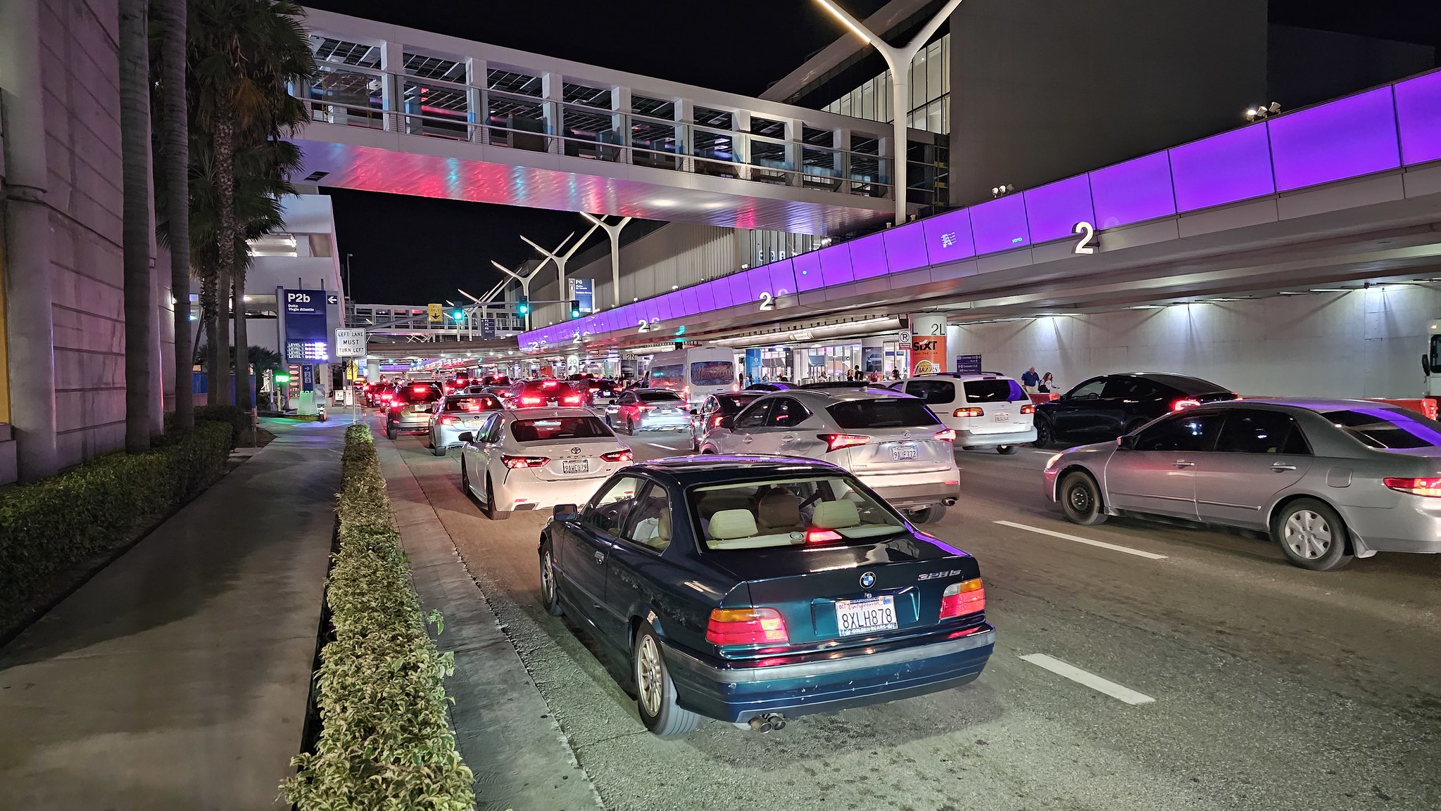 LAX is one crazy airport in the evening!
