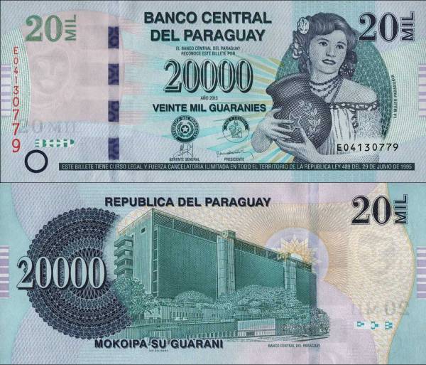 Paraguay p235 20000 Guarani-2013