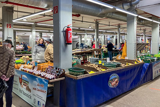 Wochenmarkt in der Nordmarkhalle Rendsburg