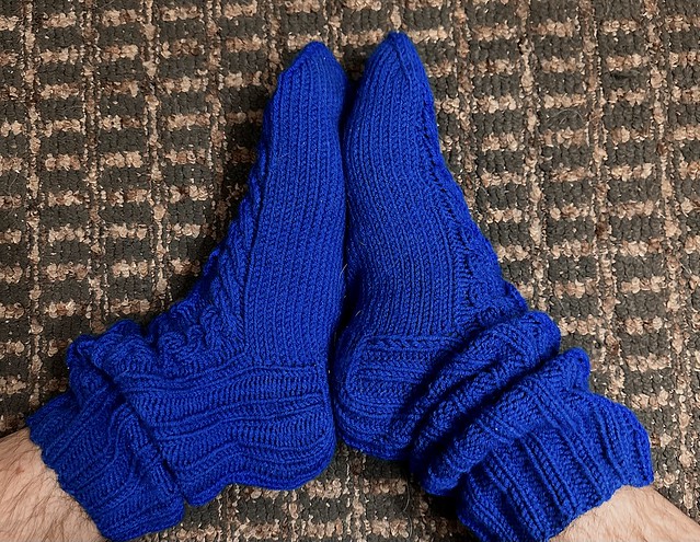 Friday AM Blue Socks