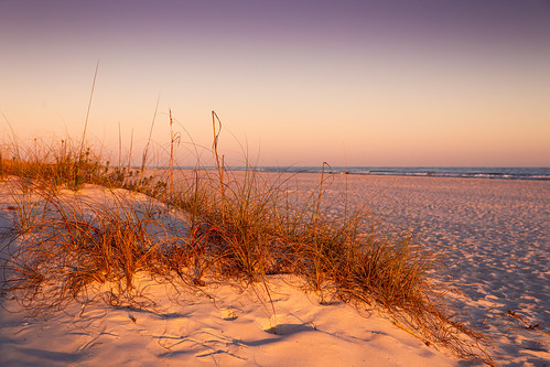 beach seashore florida gulfislands sunset evening twilight dusk
