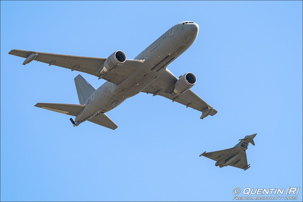 KC-767A & Eurofighter EF2000 Typhoon Pratica di Mare 100 Years Italian Air Force 2023 airshow photography Meeting Aerien 2023