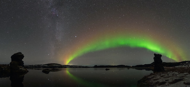 The Lights and the Milky Way - Iceland 2022