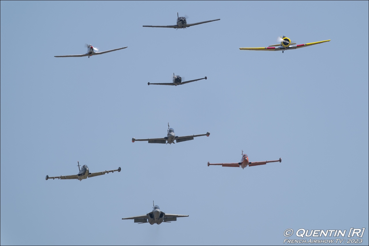 Formation Legend Italian Training Heritage Flights Pratica di Mare 100 Years Italian Air Force 2023 airshow photography canon france