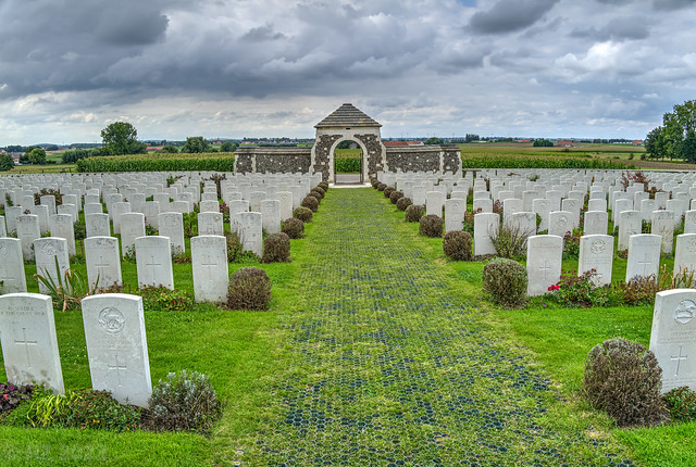 WWI Battlefields - Tyne Cot cemetery, Flanders, Belgium