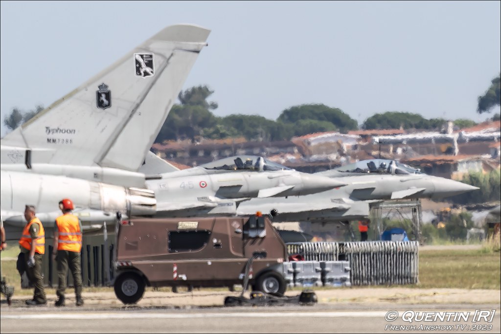 KC-767A & Eurofighter EF2000 Typhoon Pratica di Mare 100 Years Italian Air Force 2023 airshow photography Meeting Aerien 2023
