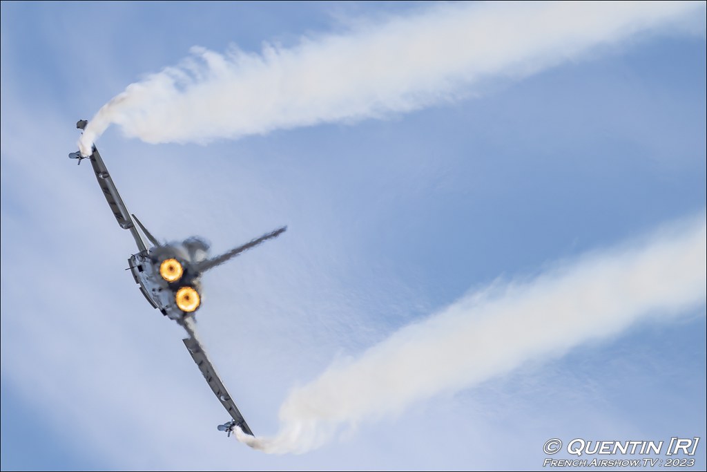 Eurofighter Typhoon Solo Display Pratica di Mare 100 Years Italian Air Force 2023 airshow photography Meeting Aerien 2023