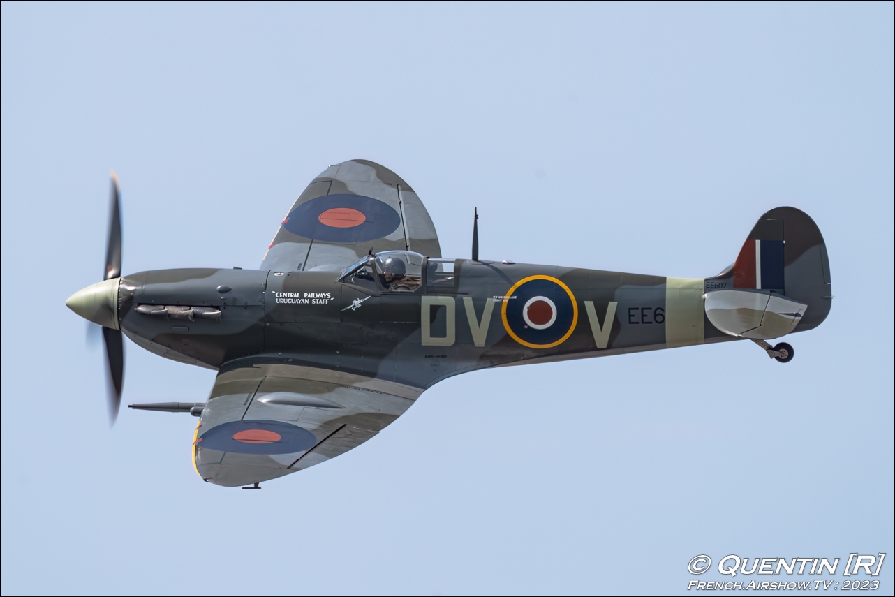 Spitfire Mk. V G-IBSY Pratica di Mare 100 Years Italian Air Force 2023 airshow photography canon france