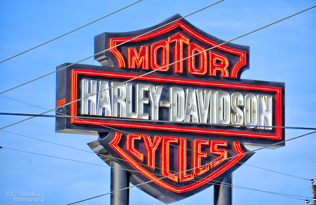 Harley-Davidson Motorcycles sign - Las Vegas, Nevada