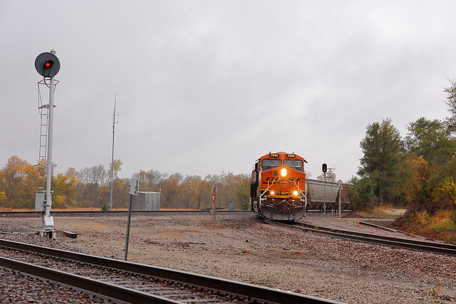 BNSF 7045 in Peabody, Kansas on October 24, 2023.