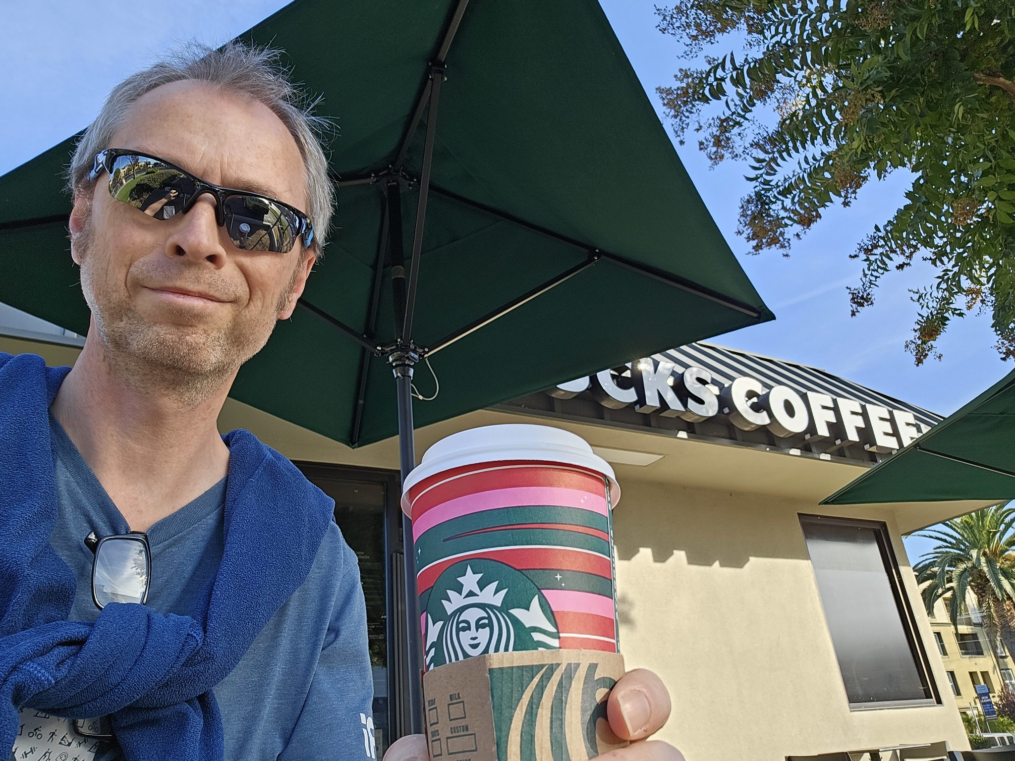 Enjoying my second Starbucks in San Jose